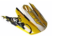 Козырек для шлема MX600 WHITE YELLOW BLACK
