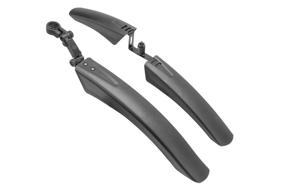 Комплект крыльев 24"-26" XGNB-060, пластик, полуфэт, чёрные 610244