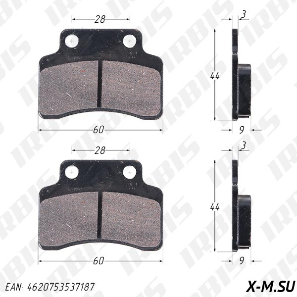 Колодки тормозные дисковые STINGER,TACTIC,VORTEX,ARROW