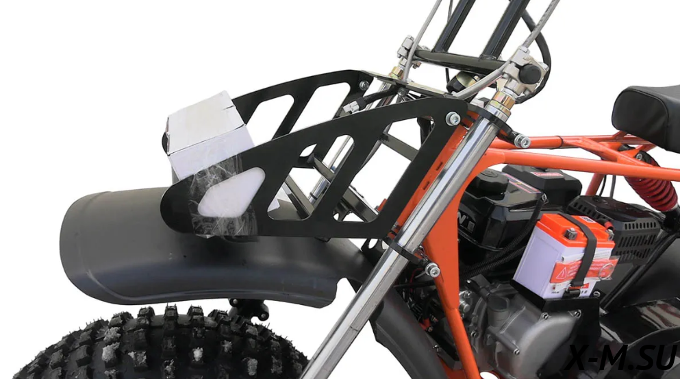 МОТОЦИКЛ СКАУТ-7 БОЦМАН 2, КОЛЕСА GIANT (ФАРА, ЭЛ.СТ. ПЕРЕД И ЗАД ПОДВ., 8,0 Л.С.,РУЧ. СТАРТ.