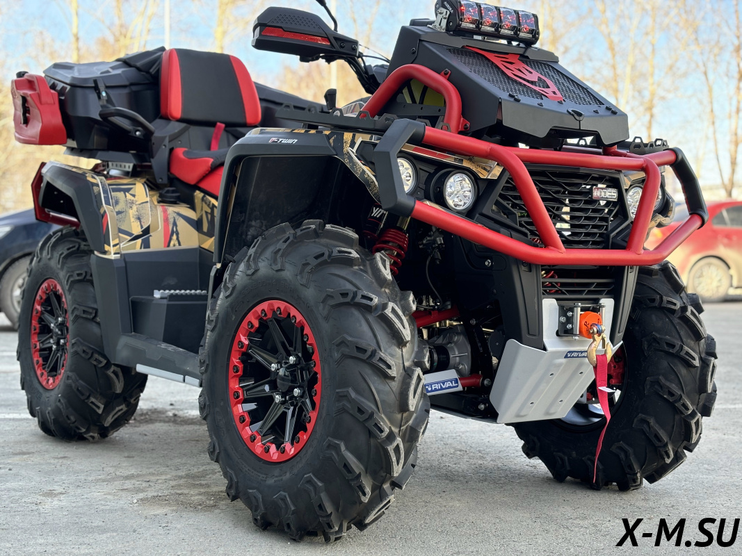 Квадроцикл AODES PATHCROSS MAX 1000 MUD PRO XE LCD двухместный (RATTLESNAKE)