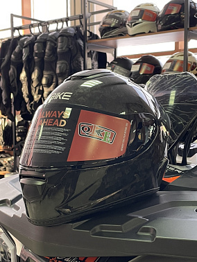 Шлем интеграл HETOSHI QIKE CARBON FIBER XD1-474 цв.Черный р. L