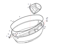 Колпак 4-Х ТАКТНОГО ПЛМ HIDEA F30FHS