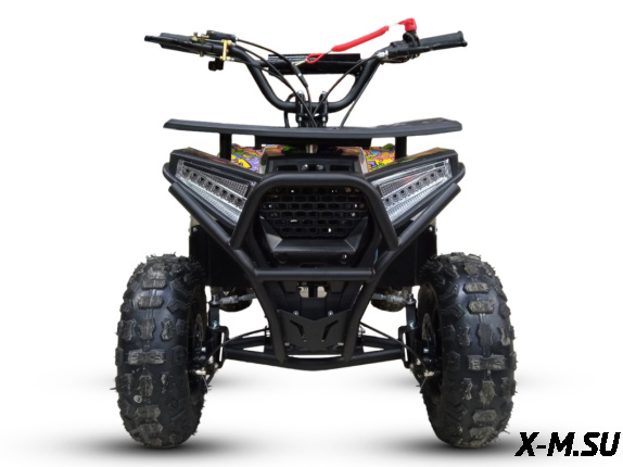 Детский бензиновый квадроцикл MOTAX GRIZLIK MIDI PS BW  с Механическим стартером