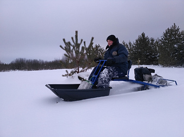 Мотобуксировщик толкач Альбатрос-XL8 с модулем. Без фары, тележки