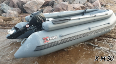 Надувная лодка НДВД ROCKY 395 + фальшборт