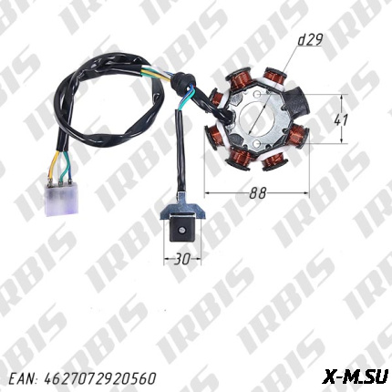 Статор генератора 157FMI, 162FMJ, 166FMM (CG, CB) (8 кат.) 