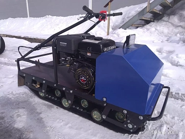 Мотобуксировщик AhtaR ЗИМА с реверсом (задний ход)