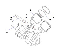 Поршневая 2-Х ТАКТНОГО ПЛМ PARSUN T50BML