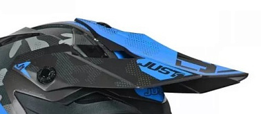 Козырек для шлема JUST1 J32 Youth Swat Hi-Vis синий/черный