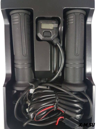 Рукоятки руля с эл.подогревом и подогревом рукоятки упр. др. заслонкой (с ж.к. экраном)