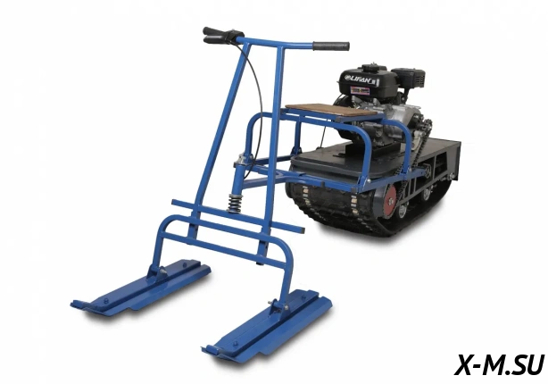 Мотобуксировщик ВЕПС «РИКША» С ЛЫЖНЫМ МОДУЛЕМ 8.5 л.с.