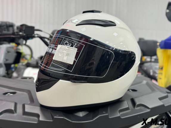 Шлем интеграл HETOSHI XD1-90 цв. Белый глянцевый  р. M 