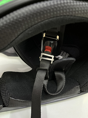 Шлем кроссовый HETOSHI EDX цв. Черно-зеленый р. M