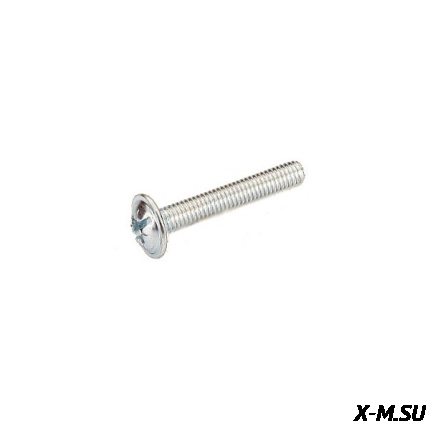 Винт с прессшайбой M5 x 40 DIN 967 оц. (10 шт)