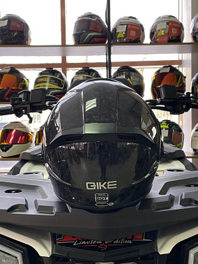 Шлем интеграл HETOSHI QIKE CARBON FIBER XD1-474 цв.Черный р. XL