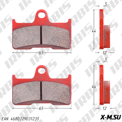 Колодки тормозные дисковый CF500a,CF500-2a,CF500 X5,CF625 X6,CF800 X8 (зад)