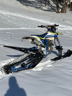 Folk 121 гусеница на питбайк