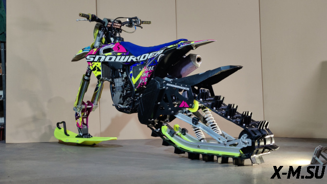 Гусеничный комплект SNOWRIDER SR120 TXR 2026 (гусеничный блок, трак, лыжа) для эндуро и кросс. мото