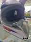 Шлем кроссовый HETOSHI RED BULL XD1-86 цв. Бело-фиолетовый р. S