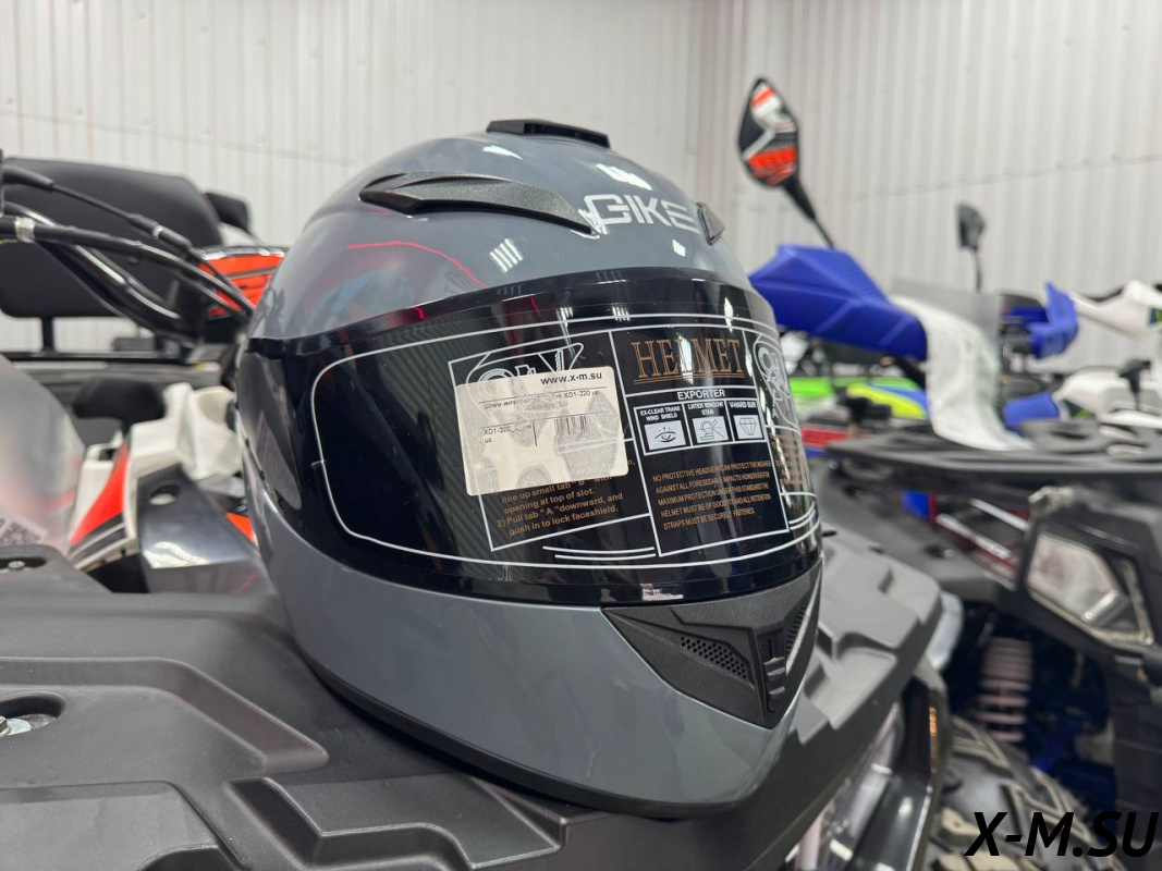 Шлем интеграл HETOSHI XD1-220 цв. Серый  р. L