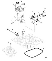 Масляный насос 4-Х ТАКТНОГО ПЛМ MERCURY 115 Серийный номер от 1B227000 до 1B366822