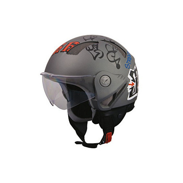 Шлем "THH" T-9 #1 MATT DARK GRAY/BLUE