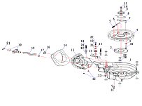 Стартер (ручной) 2-х тактного ПЛМ MARLIN 40F