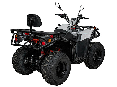 Квадрицикл KAYO AU200 спинка дуги (белый пластик 2024 г.) (ПТС)