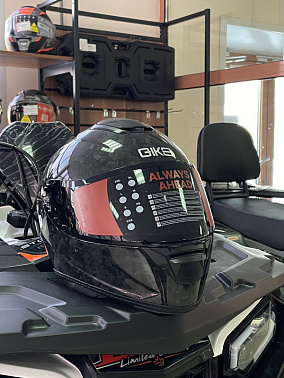 Шлем интеграл HETOSHI QIKE CARBON FIBER XD1-474 цв.Черный р. XL