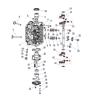 Головка цилиндров 4-Х ТАКТНОГО ПЛМ HIDEA F30FES-T