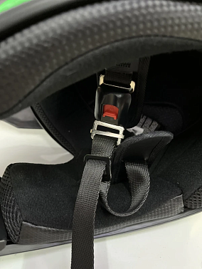 Шлем кроссовый HETOSHI EDX цв. Черно-зеленый р. XL