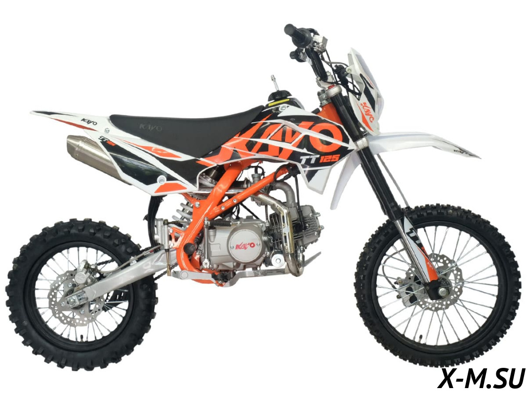 Питбайк KAYO BASIC K125EM 17/14 KRZ (механ. сцепл., эл. стартер)